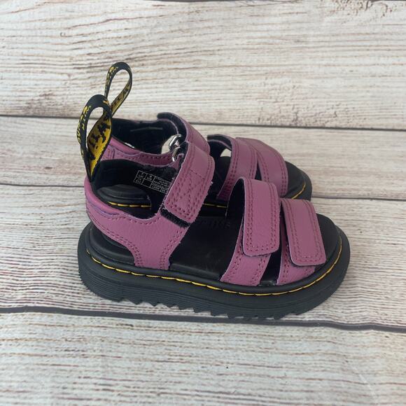 Dr. Martens Klaire T Child Sz US 8 Sandals Gladiator Athena Purple 31642765 - Picture 5 of 11